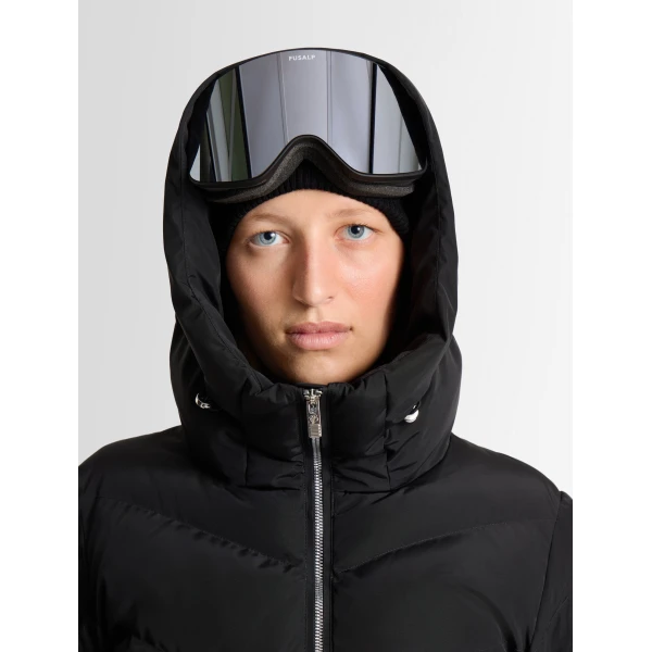 Fusalp Delphine Ski Jacket in Black, view 5 | Ski Jackets | Coveti
