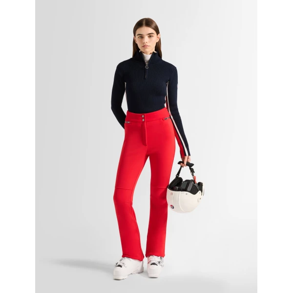 Fusalp Deltanao Sweater in Navy, Racing Red and Snow, view 3 | Sweaters | Coveti