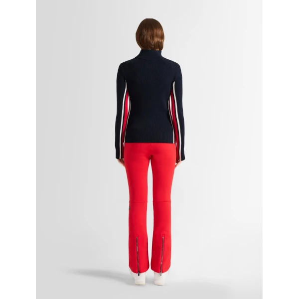 Fusalp Deltanao Sweater in Navy, Racing Red and Snow, view 4 | Sweaters | Coveti
