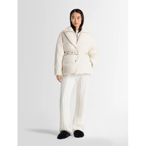 Fusalp Doulna Down Jacket in Arctic Wolf, view 2 | Jackets | Coveti