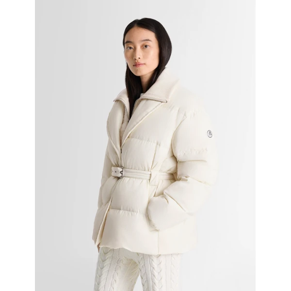 Fusalp Doulna Down Jacket in Arctic Wolf, view 3 | Jackets | Coveti