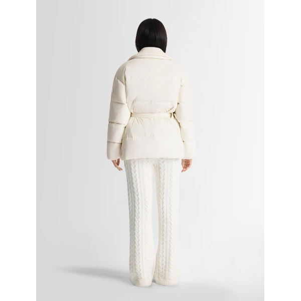 Fusalp Doulna Down Jacket in Arctic Wolf, view 4 | Jackets | Coveti