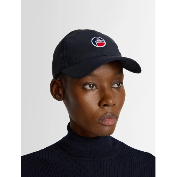 Fusalp Eden Cap in Navy, view 4 | Hats | Coveti