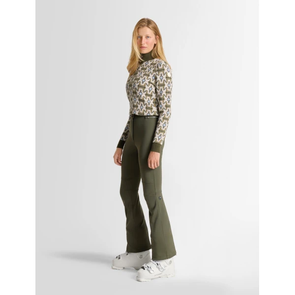Fusalp Elancia Ski Pants in Moss Green, view 3 | Ski Pants | Coveti