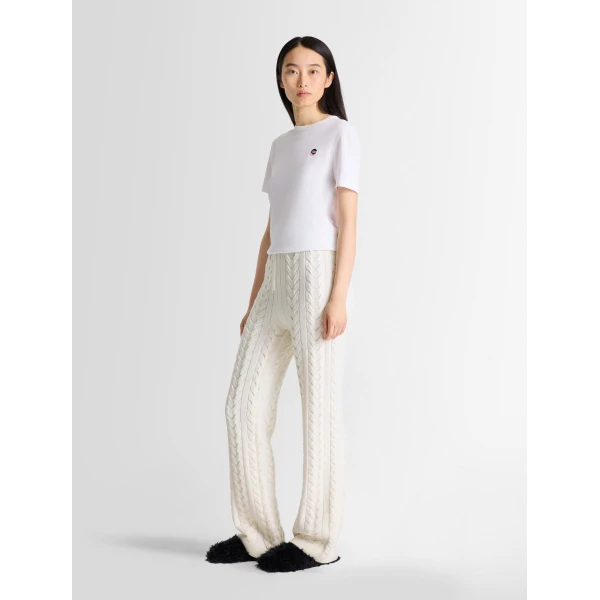 Fusalp Elwena Pants in Snow, view 3 | Wide leg pants | Coveti