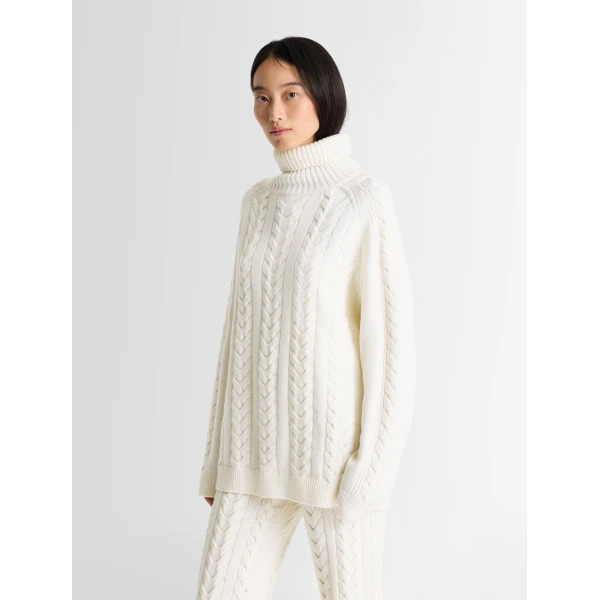 Fusalp Elwena Sweater in Snow, view 3 | Sweaters | Coveti