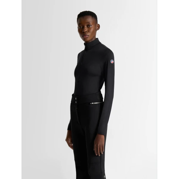 Fusalp Gemini Thermal Layer in Black, view 3 | Base Layers | Coveti