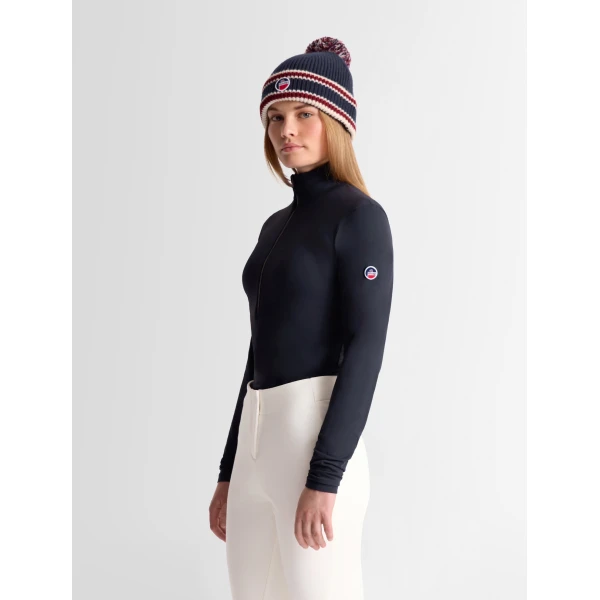 Fusalp Gemini Thermal Layer in Navy, view 3 | Base Layers | Coveti