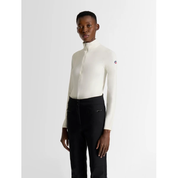 Fusalp Gemini Thermal Layer in Snow, view 3 | Base Layers | Coveti