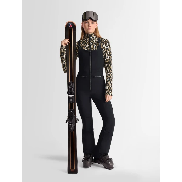 Fusalp Getta Ski Overalls in Black, view 2 | Ski Pants | Coveti