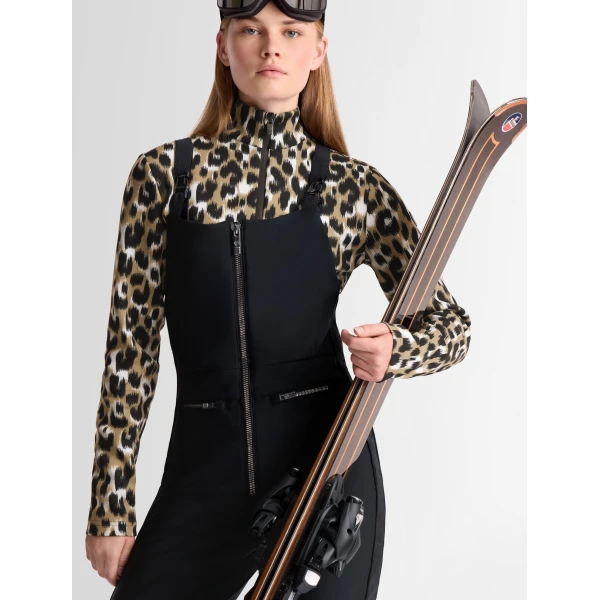 Fusalp Getta Ski Overalls in Black, view 5 | Ski Pants | Coveti