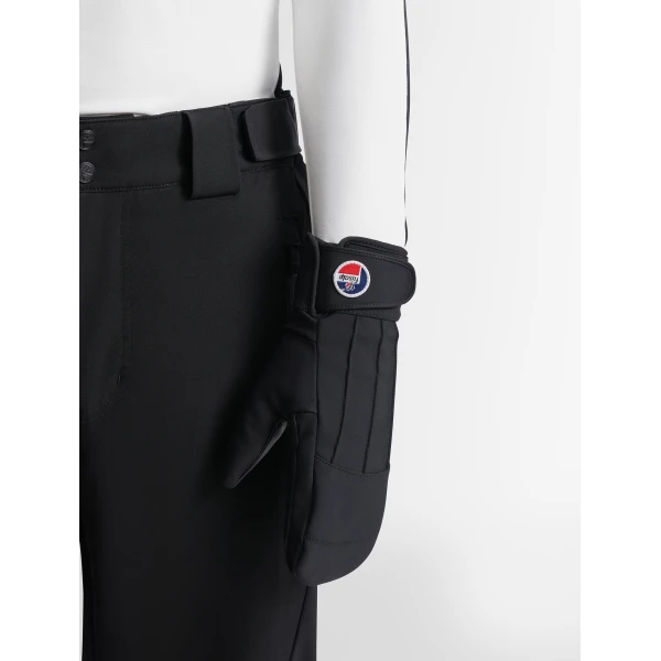 Fusalp Glacier Ski Mittens in Black, view 5 | Gloves | Coveti