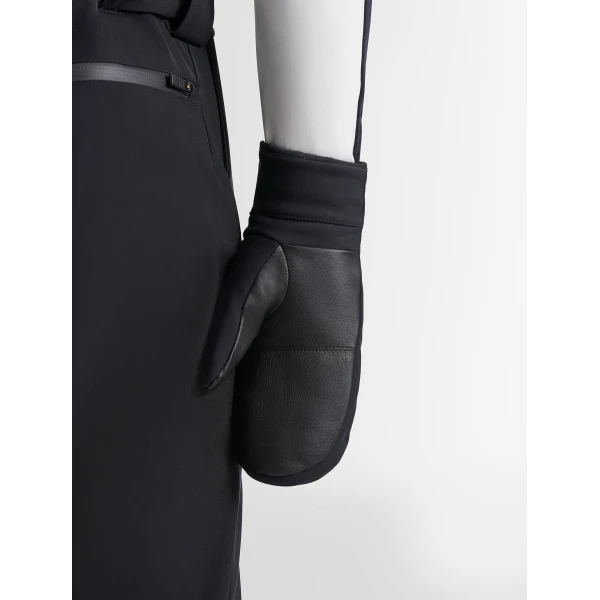 Fusalp Glacier Ski Mittens in Black, view 6 | Gloves | Coveti