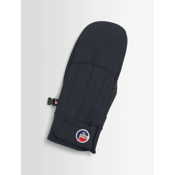Fusalp Glacier Ski Mittens in Navy, view 3 | Gloves | Coveti