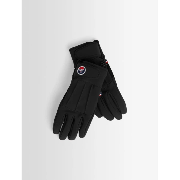 Fusalp Glacier W Ski Gloves in Black, view 2 | Gloves | Coveti