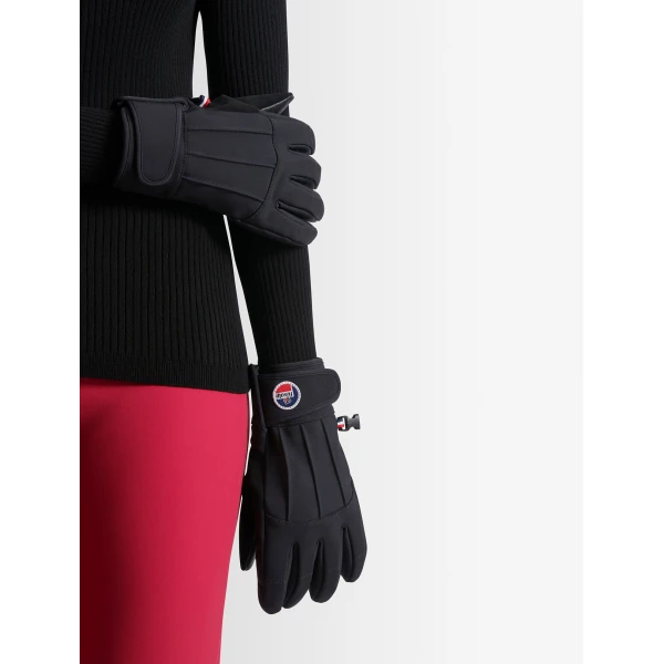 Fusalp Glacier W Ski Gloves in Black, view 4 | Gloves | Coveti