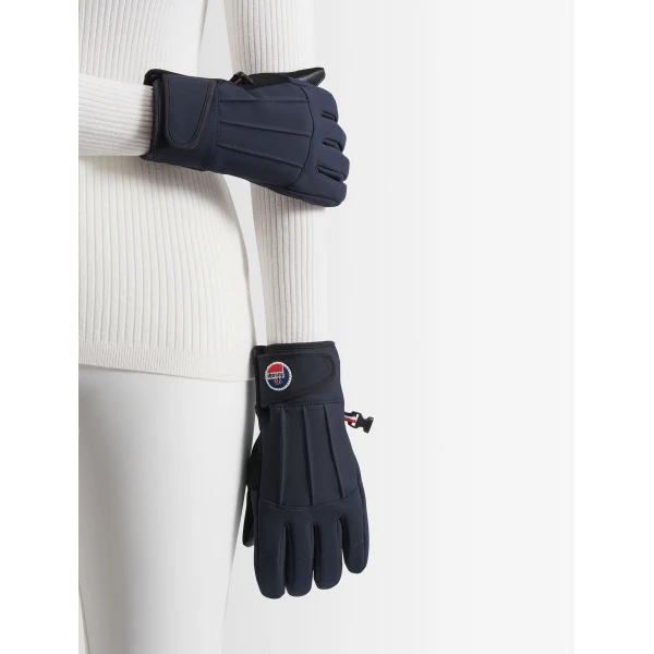 Fusalp Glacier W Ski Gloves in Dark Blue, view 4 | Gloves | Coveti