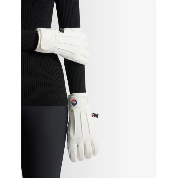 Fusalp Glacier W Ski Gloves in Snow, view 4 | Gloves | Coveti