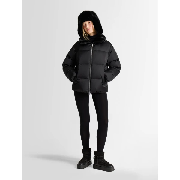Fusalp Iwaga Down Jacket in Black, view 2 | Coats | Coveti