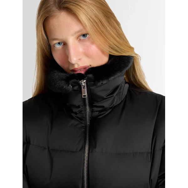 Fusalp Iwaga Down Jacket in Black, view 5 | Coats | Coveti