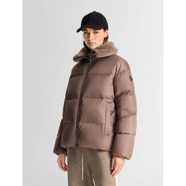 Fusalp Iwaga Down Jacket in Falcon, view 3 | Coats | Coveti