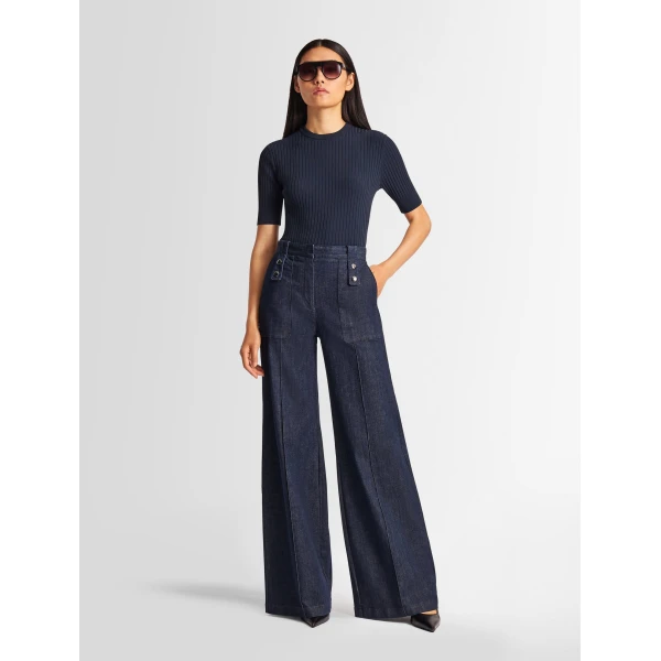 Fusalp Jadou T-Shirt in Navy, view 2 | T-shirts | Coveti