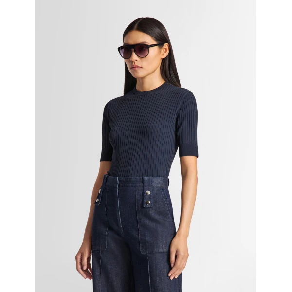 Fusalp Jadou T-Shirt in Navy, view 3 | T-shirts | Coveti