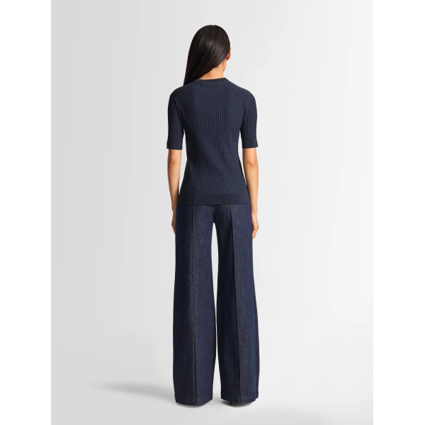 Fusalp Jadou T-Shirt in Navy, view 4 | T-shirts | Coveti