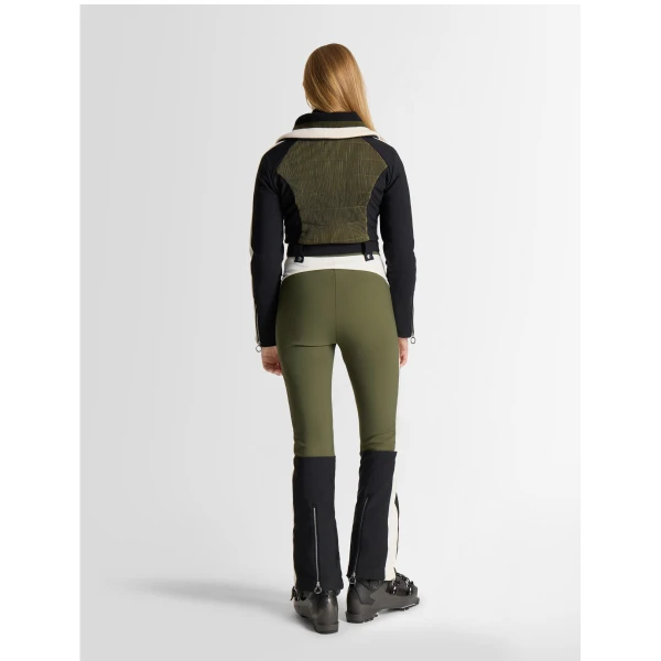 Fusalp Jorket Ski Suit in Moss Green, Black and Snow, view 4 | Ski Suits | Coveti
