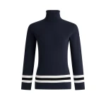 Fusalp Judith Sweater in Navy and Snow | Turtlenecks | Coveti