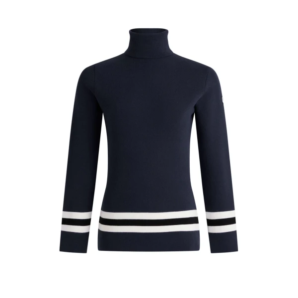 Judith Sweater in Navy and Snow