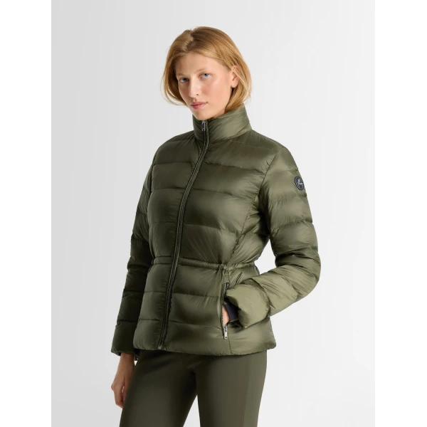 Fusalp Kerin Down Jacket in Moss Green, view 3 | Jackets | Coveti