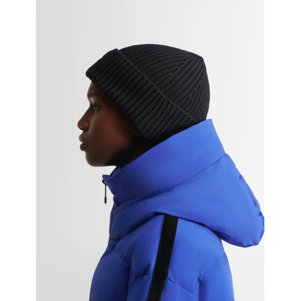 Fusalp Knit Beanie in Black, view 5 | Hats | Coveti