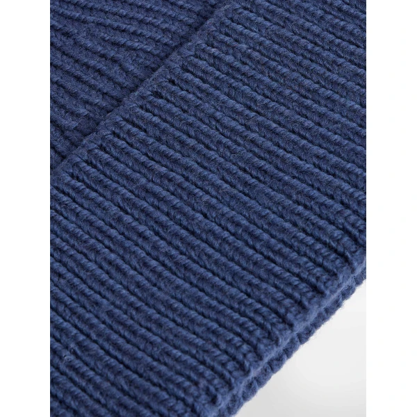 Fusalp Knit Beanie in Grey Sea, view 4 | Hats | Coveti