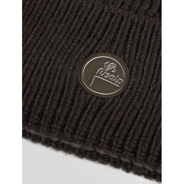Fusalp Knit Beanie in Marron Glace, view 2 | Hats | Coveti