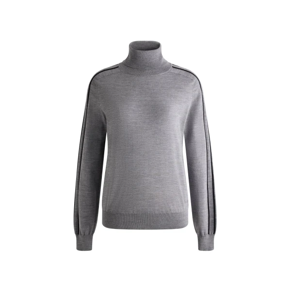 Laryana Sweater in Mouse Grey and Black