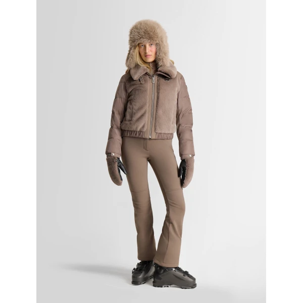 Fusalp Lenagima Down Jacket in Falcon, view 2 | Ski Jackets | Coveti