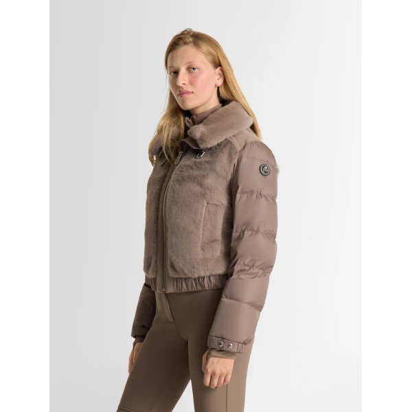 Fusalp Lenagima Down Jacket in Falcon, view 3 | Ski Jackets | Coveti