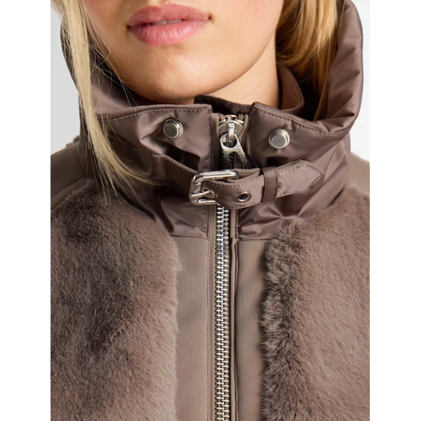 Fusalp Lenagima Down Jacket in Falcon, view 5 | Ski Jackets | Coveti