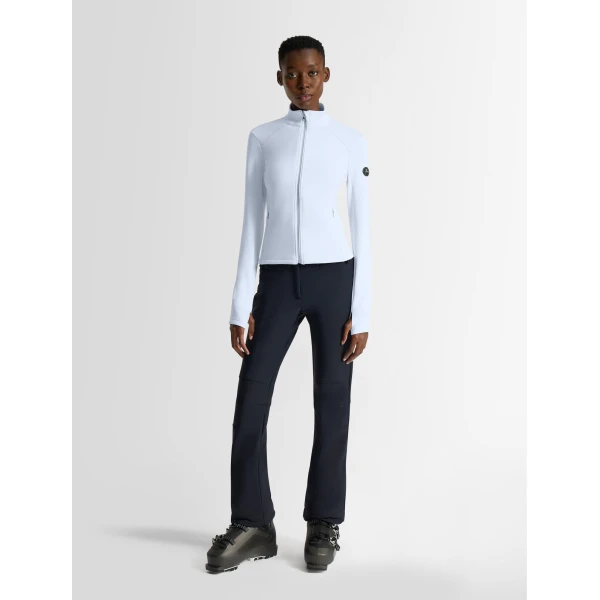 Fusalp Lirvane Mid Layer Jacket in Cloud, view 2 | Skiwear | Coveti