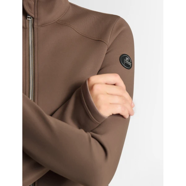 Fusalp Lirvane Mid Layer Jacket in Falcon, view 5 | Skiwear | Coveti