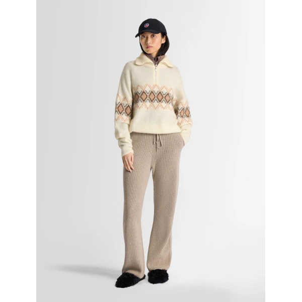 Fusalp Mireva Sweater in Arctic Wolf, view 2 | Sweaters | Coveti