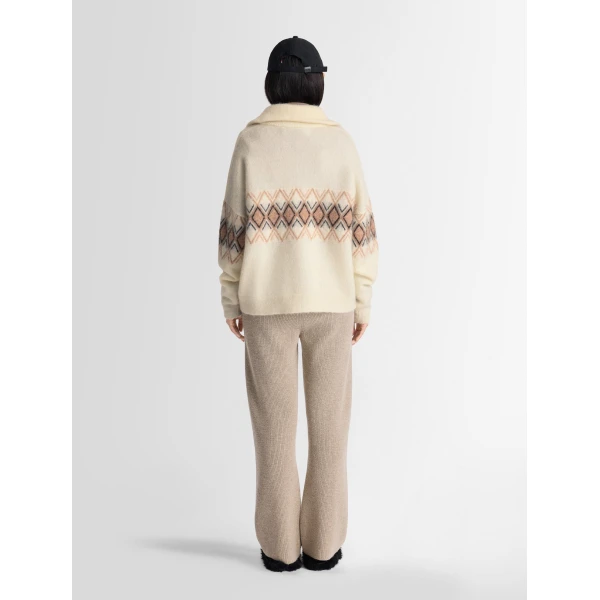Fusalp Mireva Sweater in Arctic Wolf, view 4 | Sweaters | Coveti