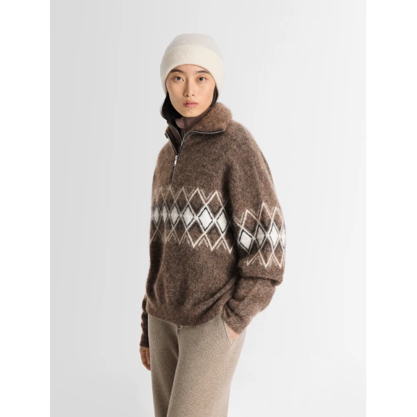 Fusalp Mireva Sweater in Falcon, view 3 | Sweaters | Coveti