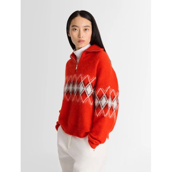 Fusalp Mireva Sweater in Sorbier, view 3 | Sweaters | Coveti