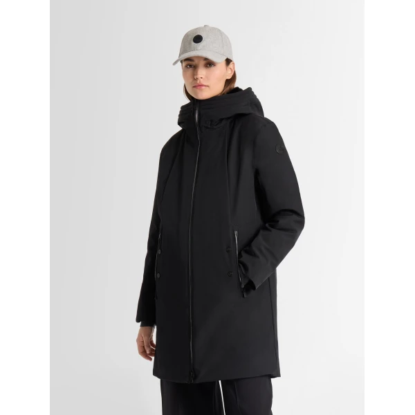 Fusalp Misha Coat in Black, view 3 | Coats | Coveti