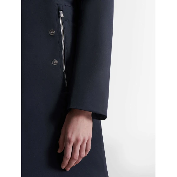 Fusalp Misha Coat in Navy, view 5 | Coats | Coveti
