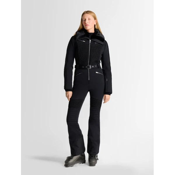 Fusalp Montanetta Ski Suit in Black, view 2 | Ski Suits | Coveti
