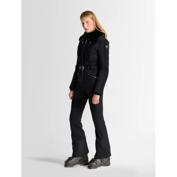 Fusalp Montanetta Ski Suit in Black, view 3 | Ski Suits | Coveti