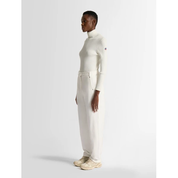 Fusalp Nalvy W Pants in Snow, view 3 | Tailored pants | Coveti